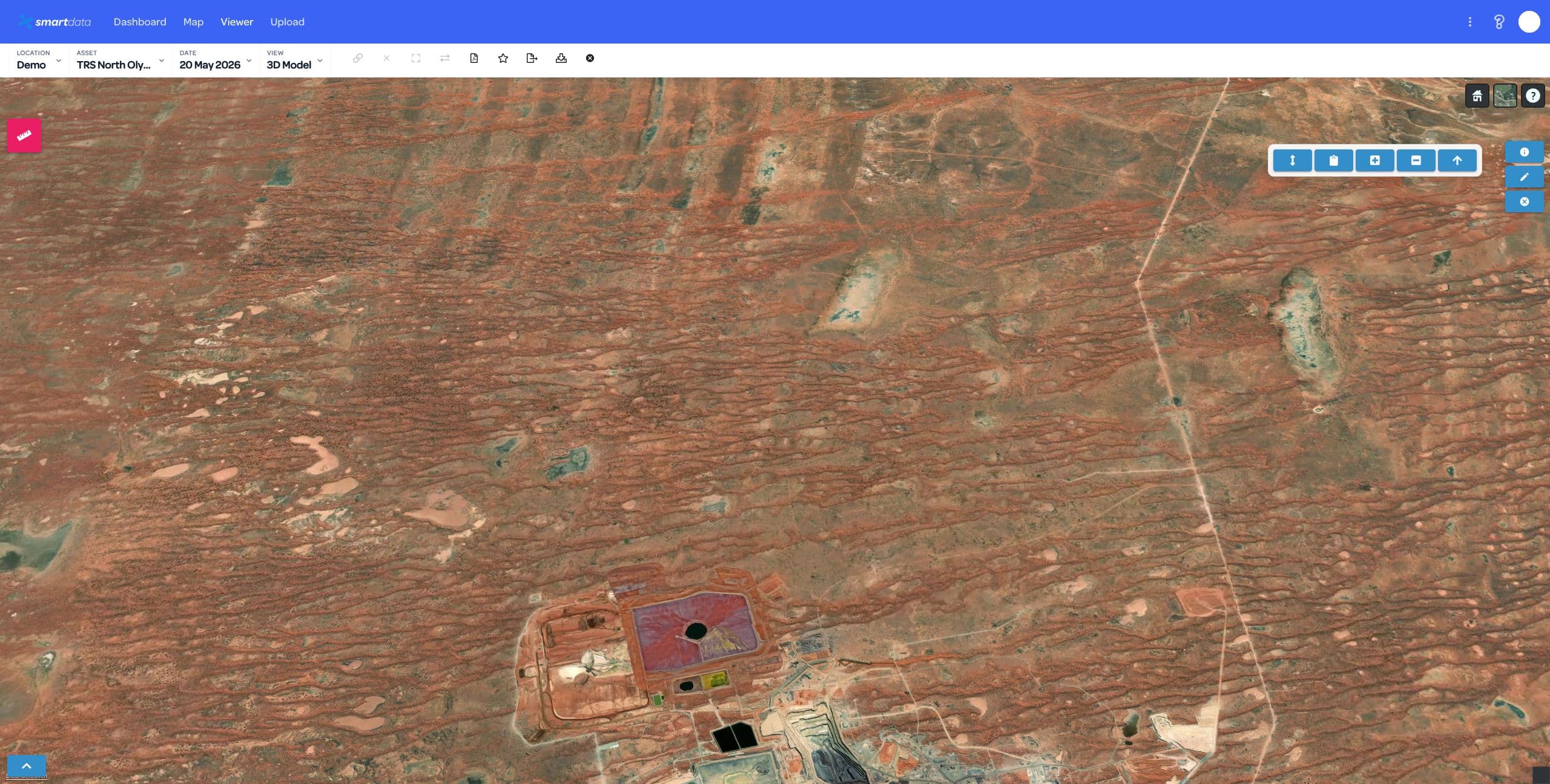SmartData hosted 3D mining dataset viewer